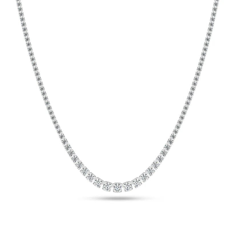 Sif Halskæde Diamante Tennis Altro - 14 kt. guld el. hvidguld 11.45 ct TW G - H VS lab - grown diamanter SJ - N2875 - WD - WG - Urma.dk