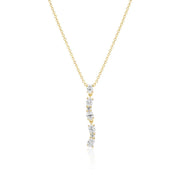 Sif Halskæde Ellera Ovale Lungo SJ - N2421 - CZ - YG - Urma.dk