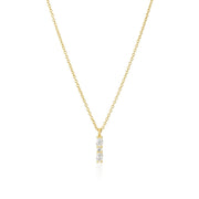 Sif Halskæde Ellera Ovale Piccolo SJ - N2414 - CZ - YG - Urma.dk