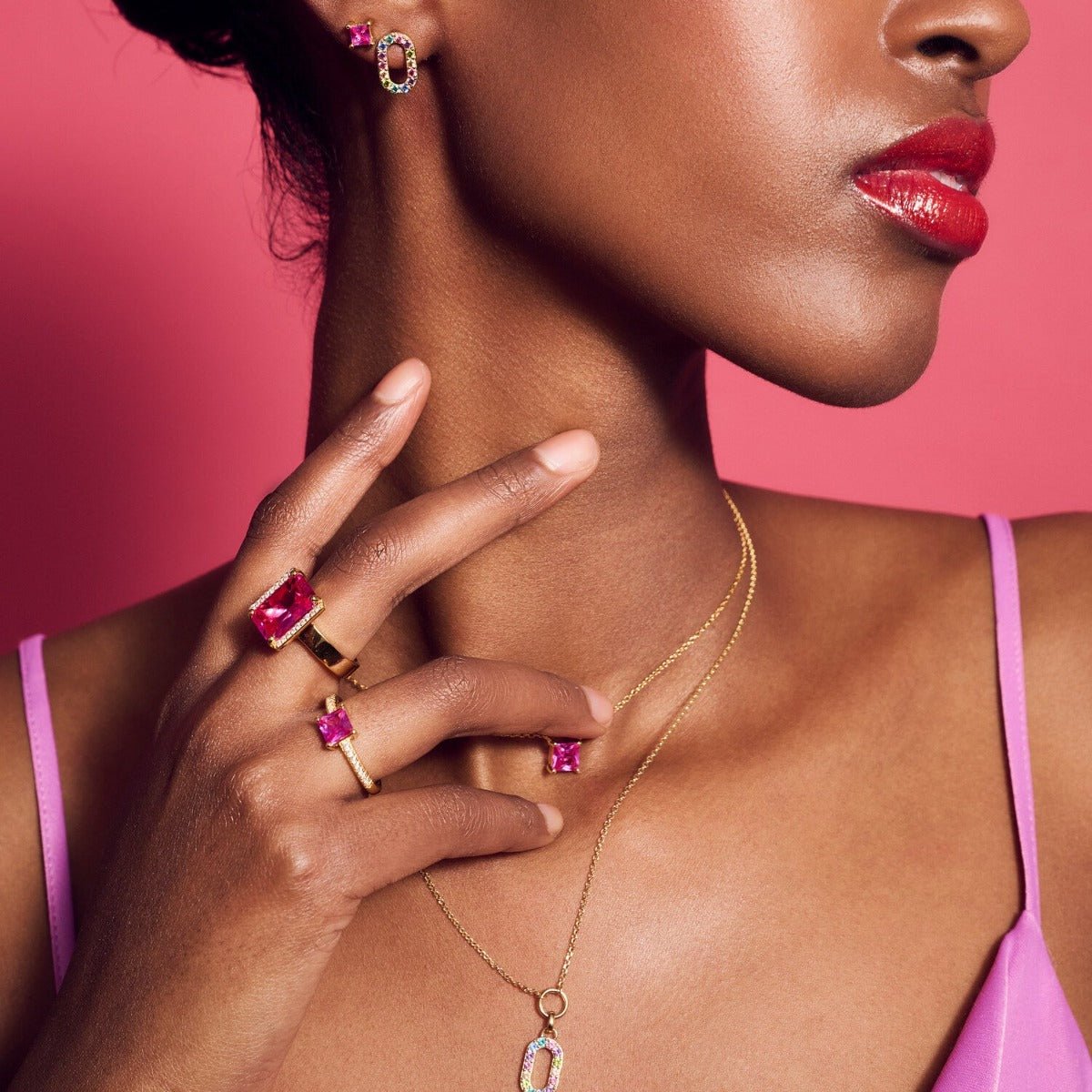 Sif Halskæde Ellera Quadrato SJ - N42279 - CZ - Urma.dk