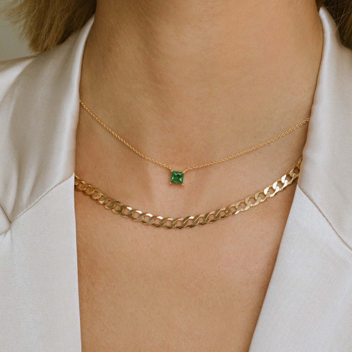 Sif Halskæde Ellera Quadrato SJ - N42279 - CZ - Urma.dk