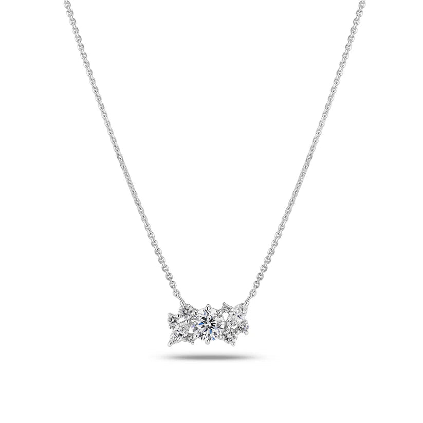 Sif Halskæde Lovere - 14 kt. guld el. hvidguld 0.58 ct TW G - H VS lab - grown diamanter SJ - N2550 - WD - WG - Urma.dk