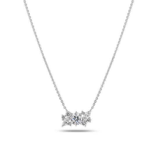 Sif Halskæde Lovere - 14 kt. guld el. hvidguld 0.58 ct TW G - H VS lab - grown diamanter SJ - N2550 - WD - WG - Urma.dk