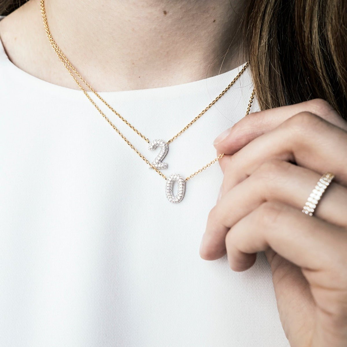 Sif Halskæde Novoli Zero SJ - C010 - CZ(YG2) - Urma.dk