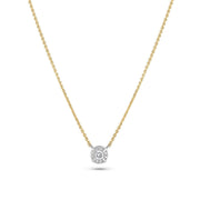 Sif Halskæde Rome - med lab - grown diamanter SJ - N2555 - WD - WG - Urma.dk