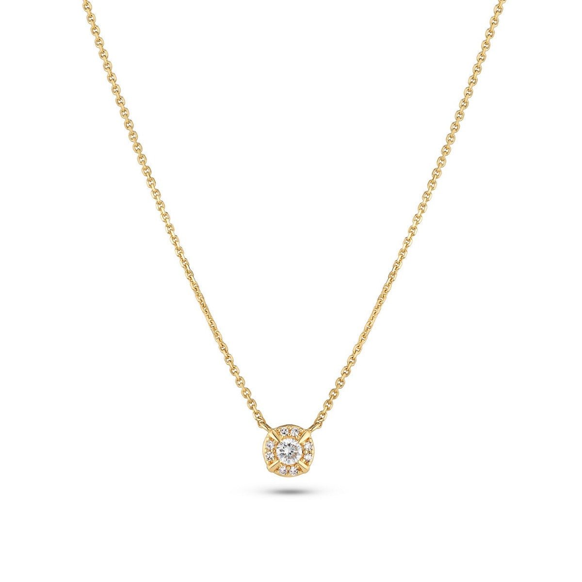 Sif Halskæde Rome - med lab - grown diamanter SJ - N2555 - WD - WG - YG - Urma.dk