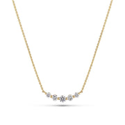 Sif Halskæde Tiara - med lab - grown diamanter SJ - N2518 - Urma.dk