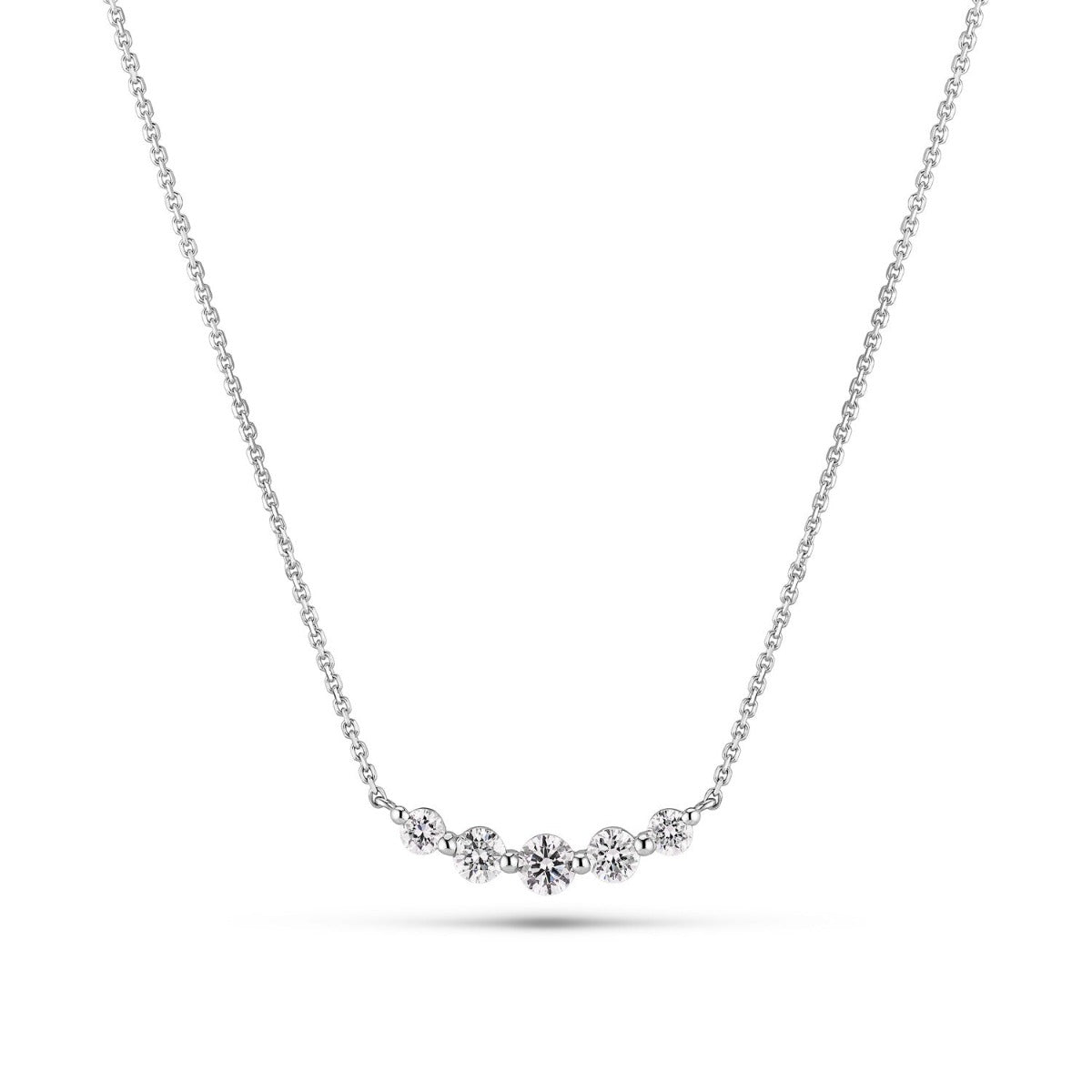 Sif Halskæde Tiara - med lab - grown diamanter SJ - N2518 - Urma.dk