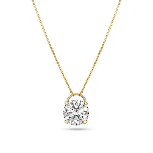 Sif Halskæde Venice - 14 kt. guld el. hvidguld 0.50 - 2.00 ct TW G - H VS lab - grown diamant SJ - N2509 - WD - YG - Urma.dk