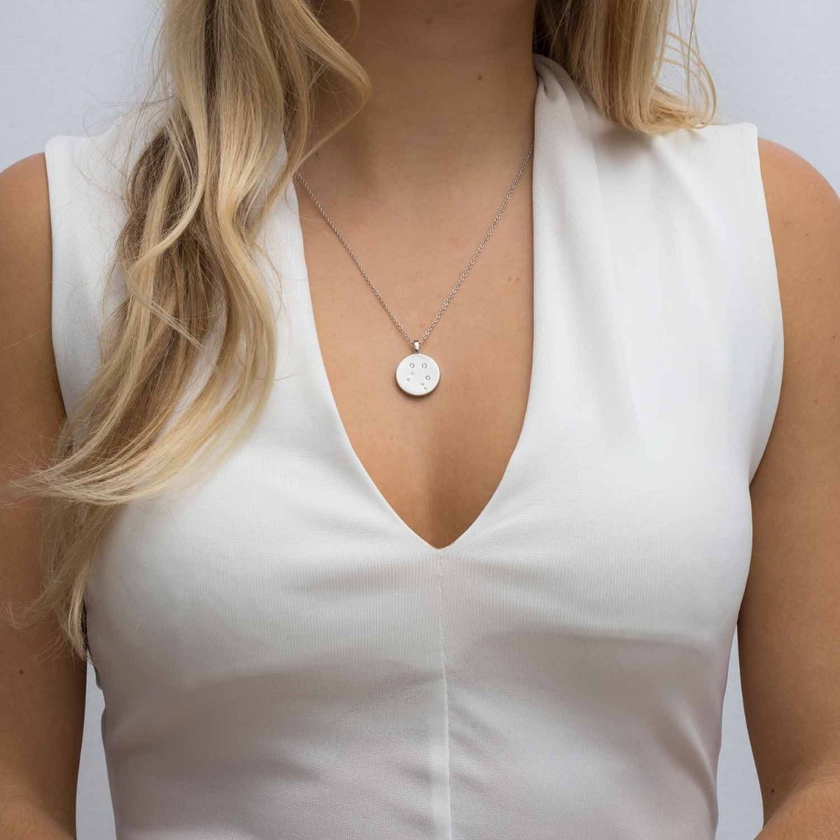 Sif Halskæde Zodiaco Krebs SJ - P1057 - CZ/45 - Urma.dk