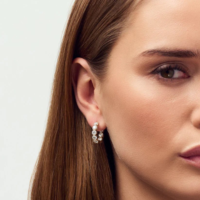 Sif Øreringe Ariccia - 14 kt. guld el. hvidguld 5.60 ct TW G - H VS lab - grown diamanter SJ - E2528 - WD - YG - Urma.dk