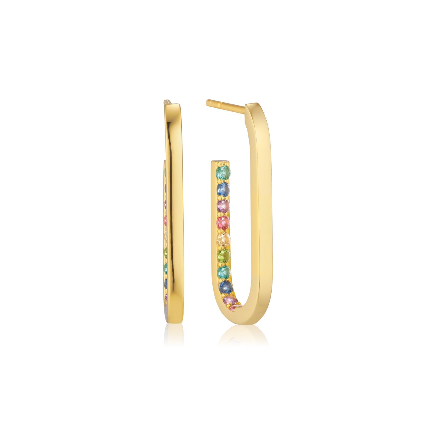 Sif Øreringe Capizzi grande Regnbue SJ - E42212 - XCZ - YG - Urma.dk