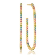 Sif Øreringe Capizzi X - grande Regnbue SJ - E42218 - XCZ - YG - Urma.dk