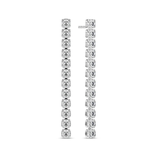 Sif Øreringe Diamante - 14 kt. guld el. hvidguld 0.91 ct TW G - H VS lab - grown diamanter SJ - E2560 - WD - WG - Urma.dk
