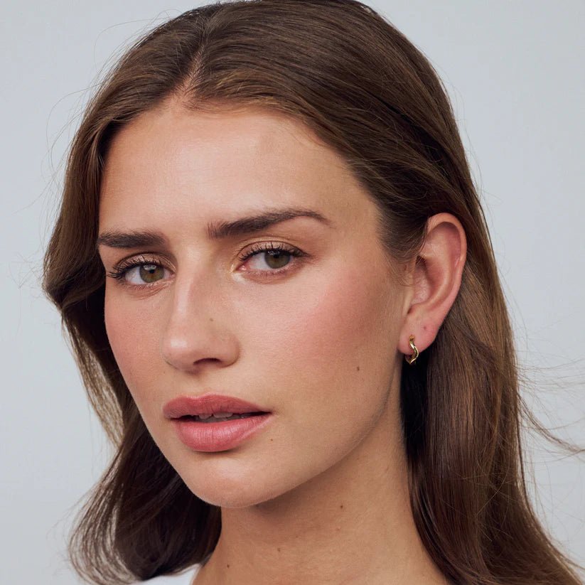 Sif Øreringe Ellera Waves Pianura Medio SJ - E3859 - 2YG - Urma.dk