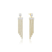 Sif Øreringe Ellisse Lungo Exclusive Piccolo SJ - E2327 - CZ - YG - Urma.dk