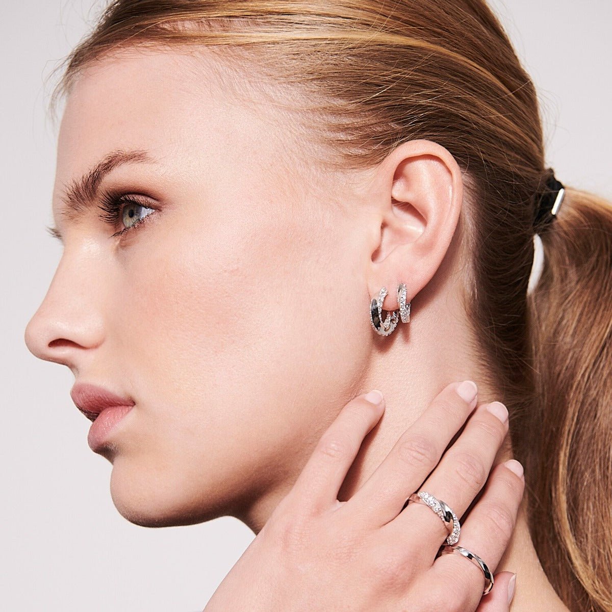 Sif Øreringe Ferrara SJ - E12108 - CZ - Urma.dk