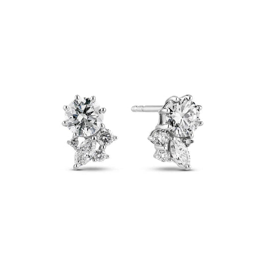 Sif Øreringe Lovere - 14 kt. guld el. hvidguld 0.93 ct TW G - H VS lab - grown diamanter SJ - E2550 - WD - WG - Urma.dk