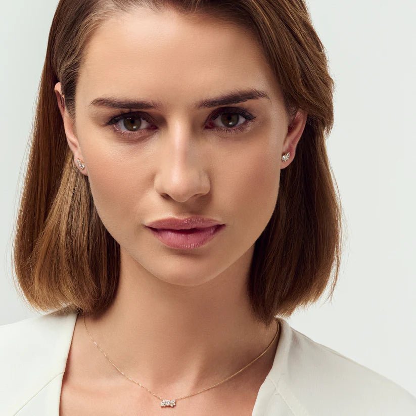 Sif Øreringe Lovere - 14 kt. guld el. hvidguld 0.93 ct TW G - H VS lab - grown diamanter SJ - E2550 - WD - WG - Urma.dk