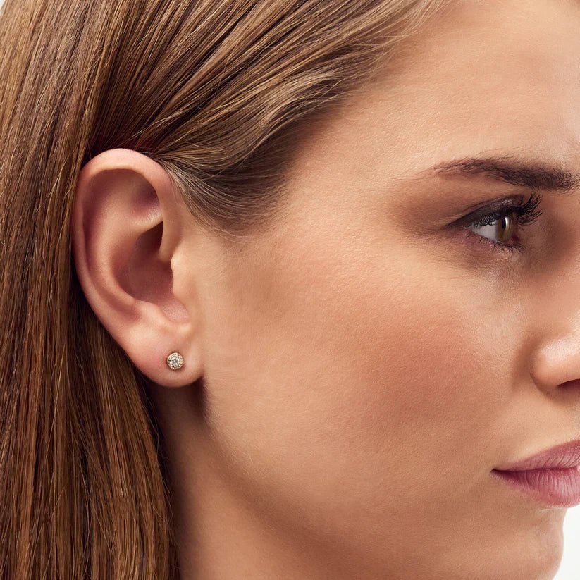 Sif Øreringe Rome - 14 kt. guld el. hvidguld 0.17 ct TW G - H VS lab - grown diamanter SJ - E2555 - WD - WG - Urma.dk