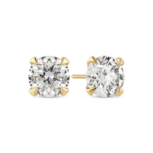 Sif Øreringe Venice Solitaire - 14 kt. guld el. hvidguld 0.22 - 3.00 ct TW G - H VS lab - grown diamanter SJ - E2502 - WD - YG - Urma.dk