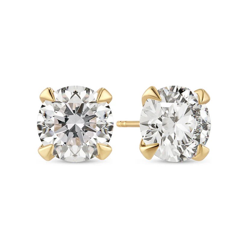 Sif Øreringe Venice Solitaire - 14 kt. guld el. hvidguld 0.22 - 3.00 ct TW G - H VS lab - grown diamanter SJ - E2502 - WD - YG - Urma.dk