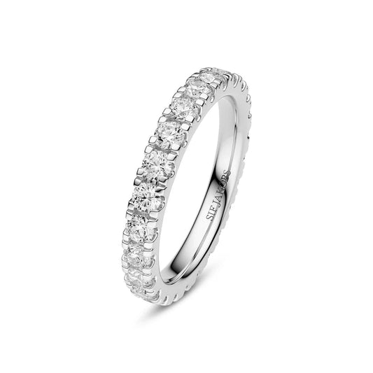 Sif Ring Alba Eternity - 14 kt. guld el. hvidguld 1.32 - 1.56 ct TW G - H VS lab - grown diamanter SJ - R2522 - WD - WG - Urma.dk