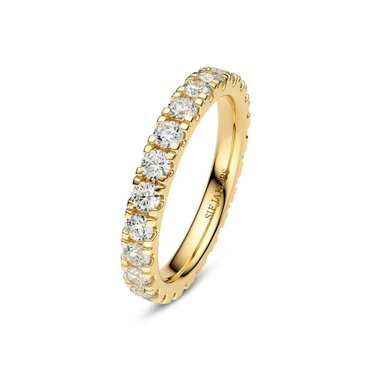 Sif Ring Alba Eternity - 14 kt. guld el. hvidguld 1.32 - 1.56 ct TW G - H VS lab - grown diamanter SJ - R2522 - WD - YG - Urma.dk