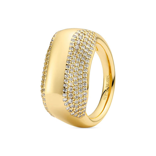 Sif Ring Borsa SJ - R2621 - CZ - YG - 50 - Urma.dk