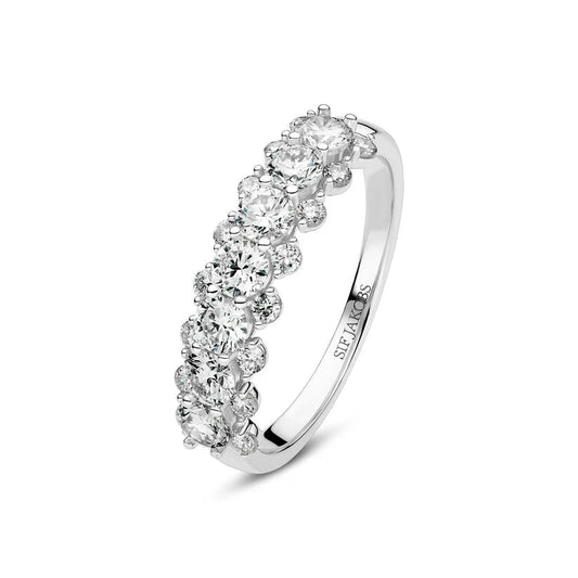 Sif Ring fior - 14 kt. guld el. hvidguld 1.22 ct TW G - H VS lab - grown diamanter SJ - R2525 - WD - WG - Urma.dk