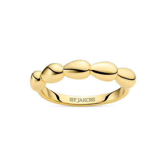 Sif Ring Goccia Piccolo Pianura SJ - R2594 - YG - Urma.dk