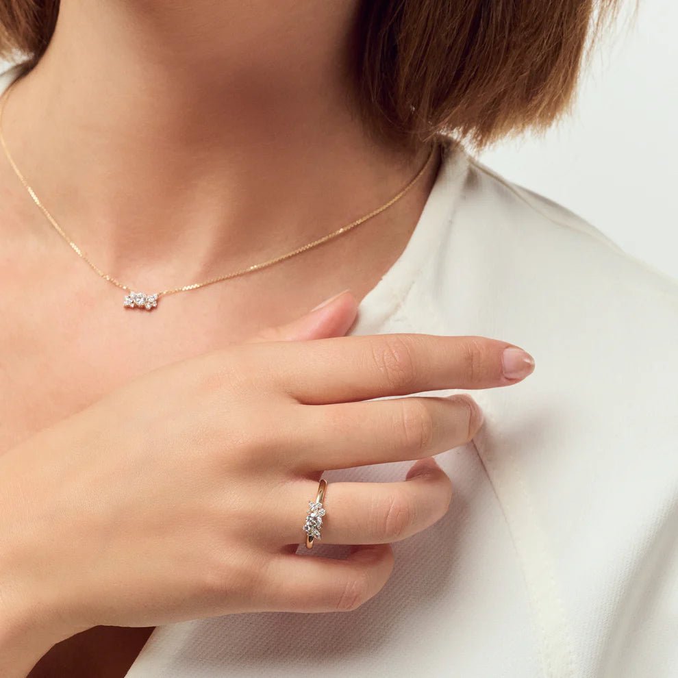 Sif Ring Lovere - 14 kt. guld el. hvidguld el hvidguld 0.58 ct TW G - H VS lab - grown diamanter SJ - R2550 - WD - WG - Urma.dk