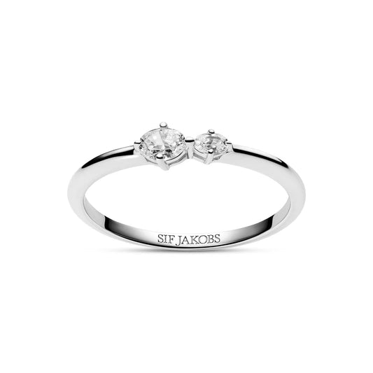 Sif Ring Ovale Due SJ - R2745 - CZ - Urma.dk