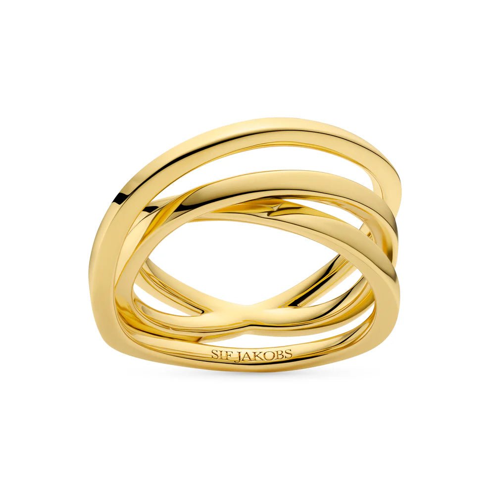 Sif Ring Spirale Pianura SJ - R2590 - YG - Urma.dk