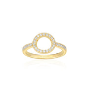 Sif Ringe Biella Altro Piccolo SJ - R11075 - CZ - YG - Urma.dk