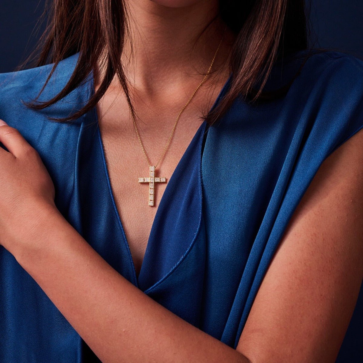 Sif Roccanova Croce Halskæde SJ - N2396 - Urma.dk