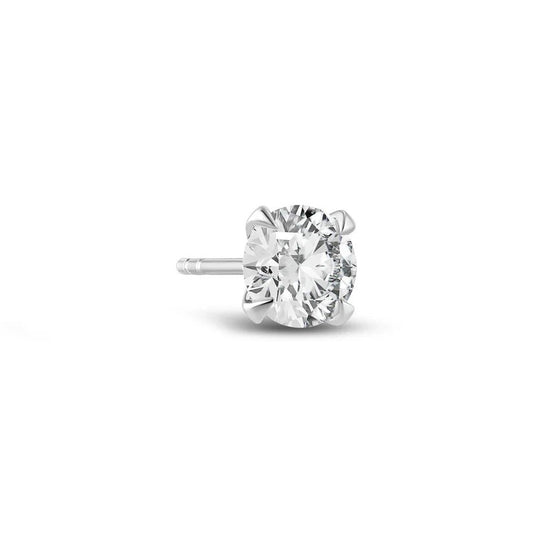 Sif Solitaire ørering Venice Single - 14 kt. guld el. hvidguld 0.11 - 0.50 ct TW G - H VS lab - grown diamant SJ - E2501 - WD - WG - 1 - Urma.dk