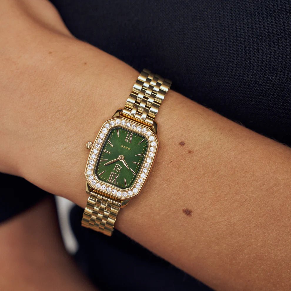 Sif Ur Luciana Forgyldt sterling sølv SJ - W2743 - CZ - YG - Urma.dk