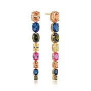 Sif Earrings Ellisse Lungo Otto Multi SJ-E2324-XCZ-YG