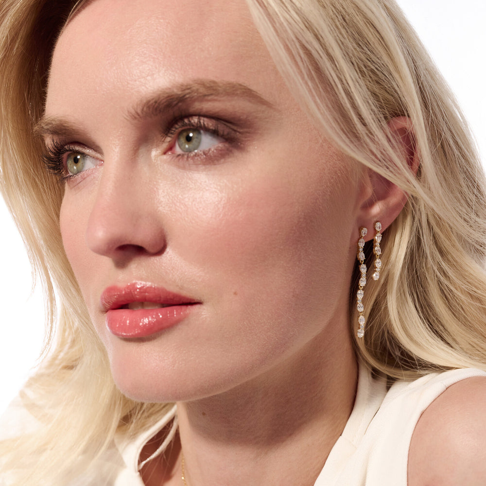 Sif Jakobs Øreringe Ellera Ovale Tredici SJ-E2419-CZ-YG