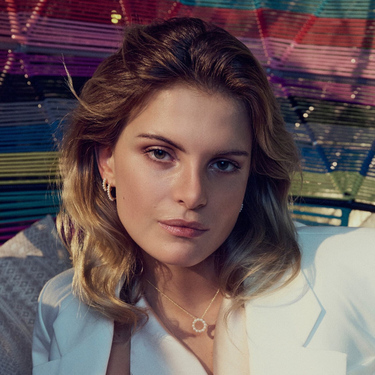 Sif Øreringe Ellera Perla Grande SJ-E2869-P-YG