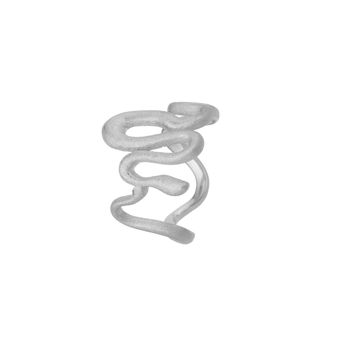 Snake, ring, sølv - Urma.dk