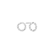 Snoet Cirkel, ørestikker, sølv - Urma.dk