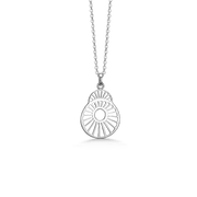 SØLV COLLIER 45CM