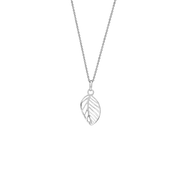 SØLV COLLIER BLAD