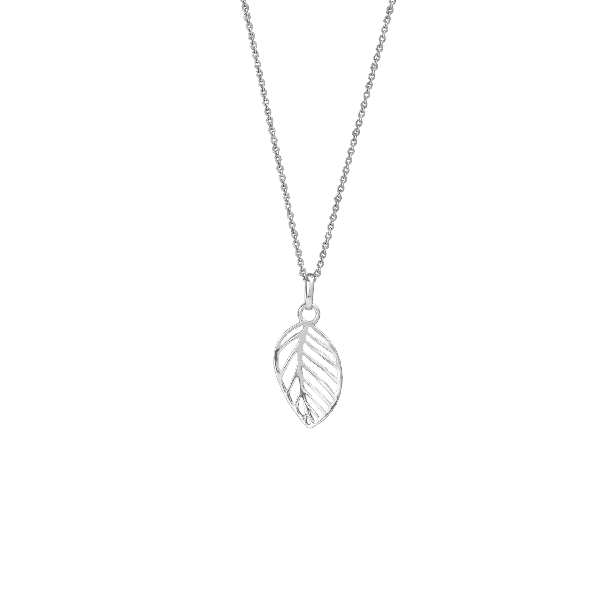 SØLV COLLIER BLAD
