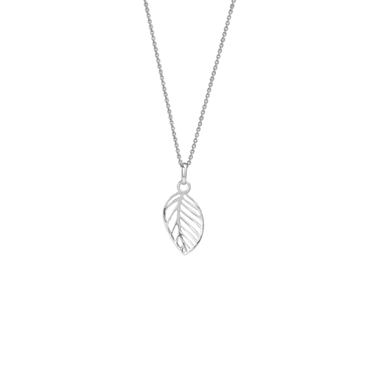 SØLV COLLIER BLAD