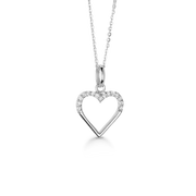 SØLV COLLIER M/SY.ZIRCONIA