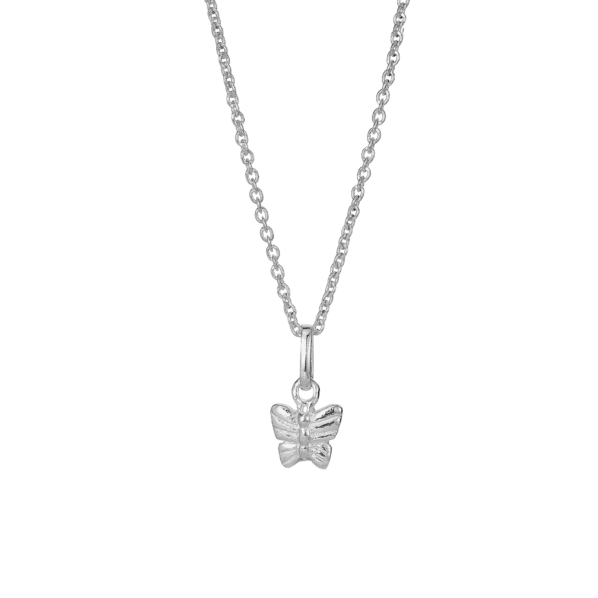 SØLV COLLIER SOMMERFUGL