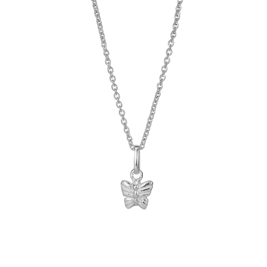 SØLV COLLIER SOMMERFUGL